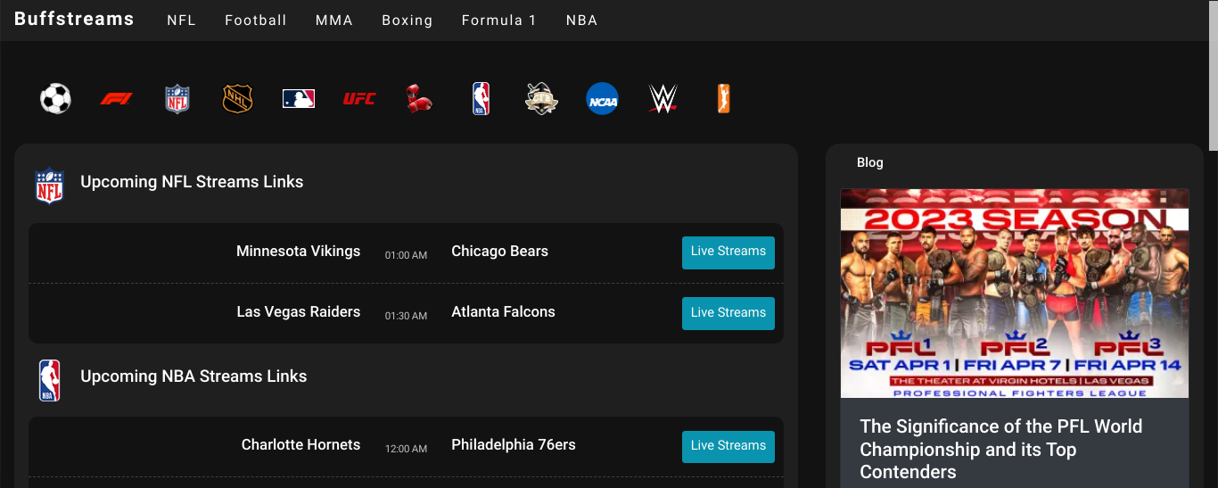 Buffstreams App: Your Gateway to Live Sports and Entertainment